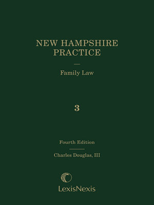 cover image of New Hampshire Practice Series: Family Law